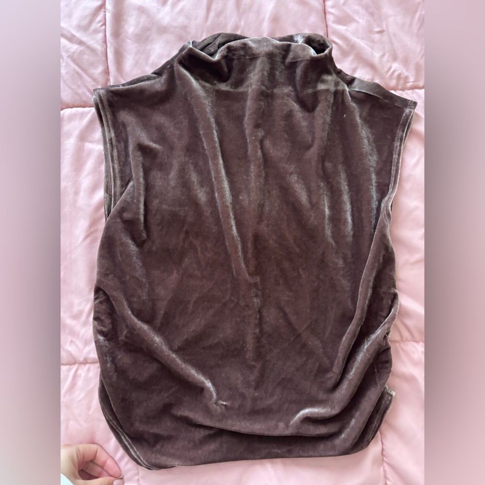 NWOT Reformation Velvet Top